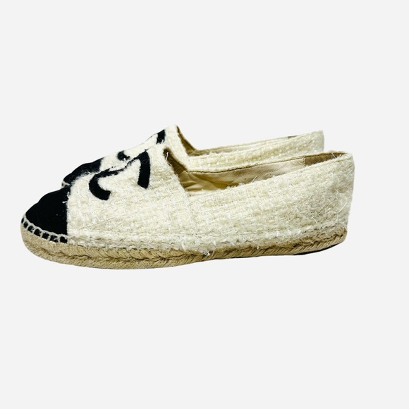 CHANEL TWEED CC ESPADRILLES - Picture 6 of 9